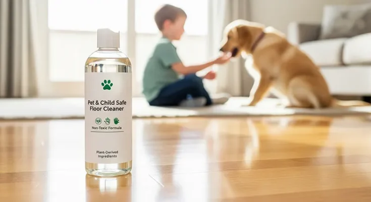 Non-Toxic Floor Cleaner for Homes with Pets and Young Children